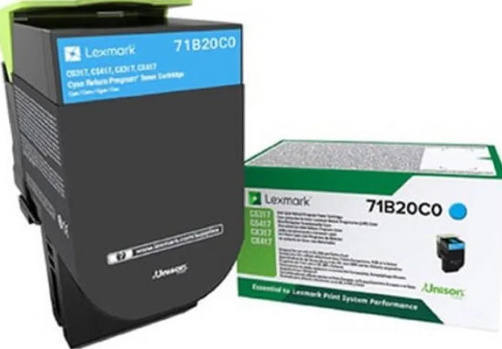 Toner LEXMARK 71B20C0 Cyan