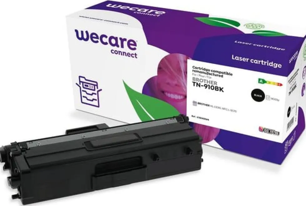 Toner WECARE BROTHER TN-910BK 9K svart