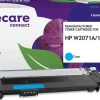 Toner WECARE HP W2071A 117A 1K cyan