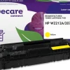 Toner WECARE HP W2212A 207A 1,25K gul