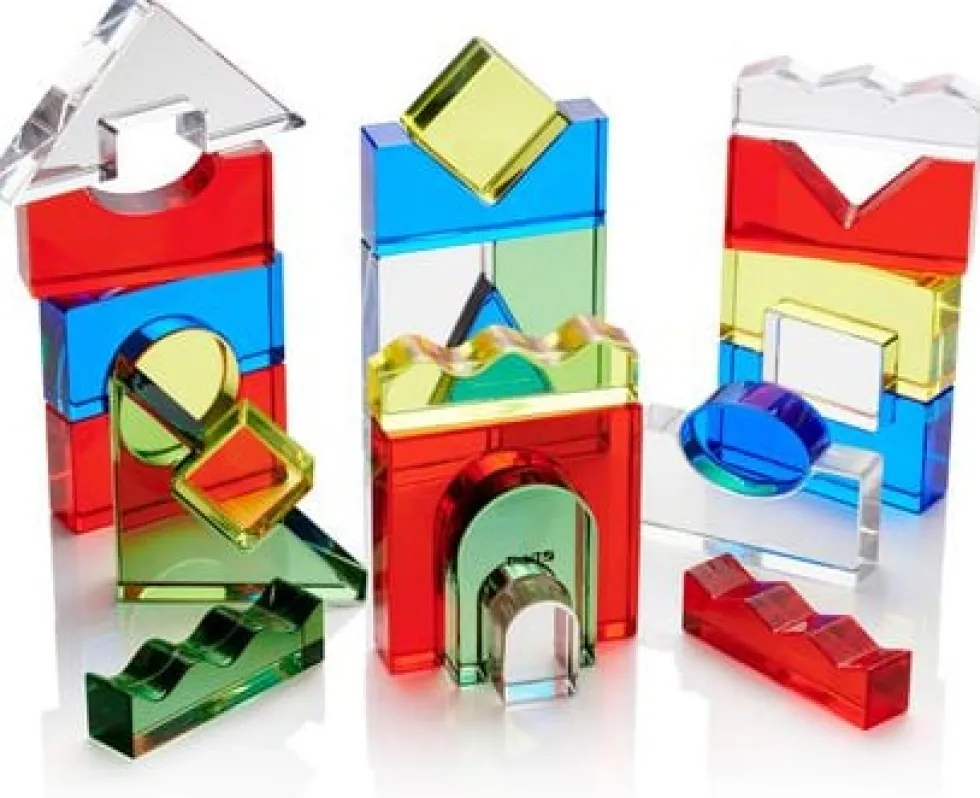 Transparent blockset med aktivitestkort