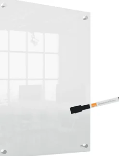 Transparent mini whiteboard vägg 60x45cm