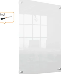 Transparent mini whiteboard vägg 60x45cm