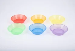 Transparent sorteringsskål färgade 6/fp