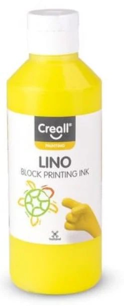 Tryckfärg Lino CREALL 250ml gul