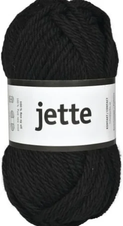 Ullgarn Jette 50g svart