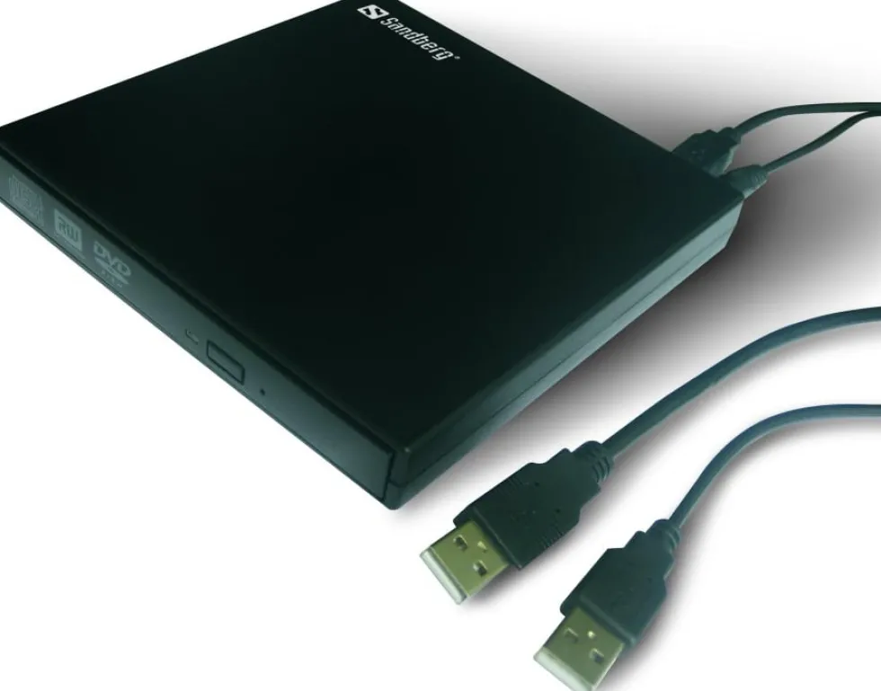USB Mini DVD Burner, Black