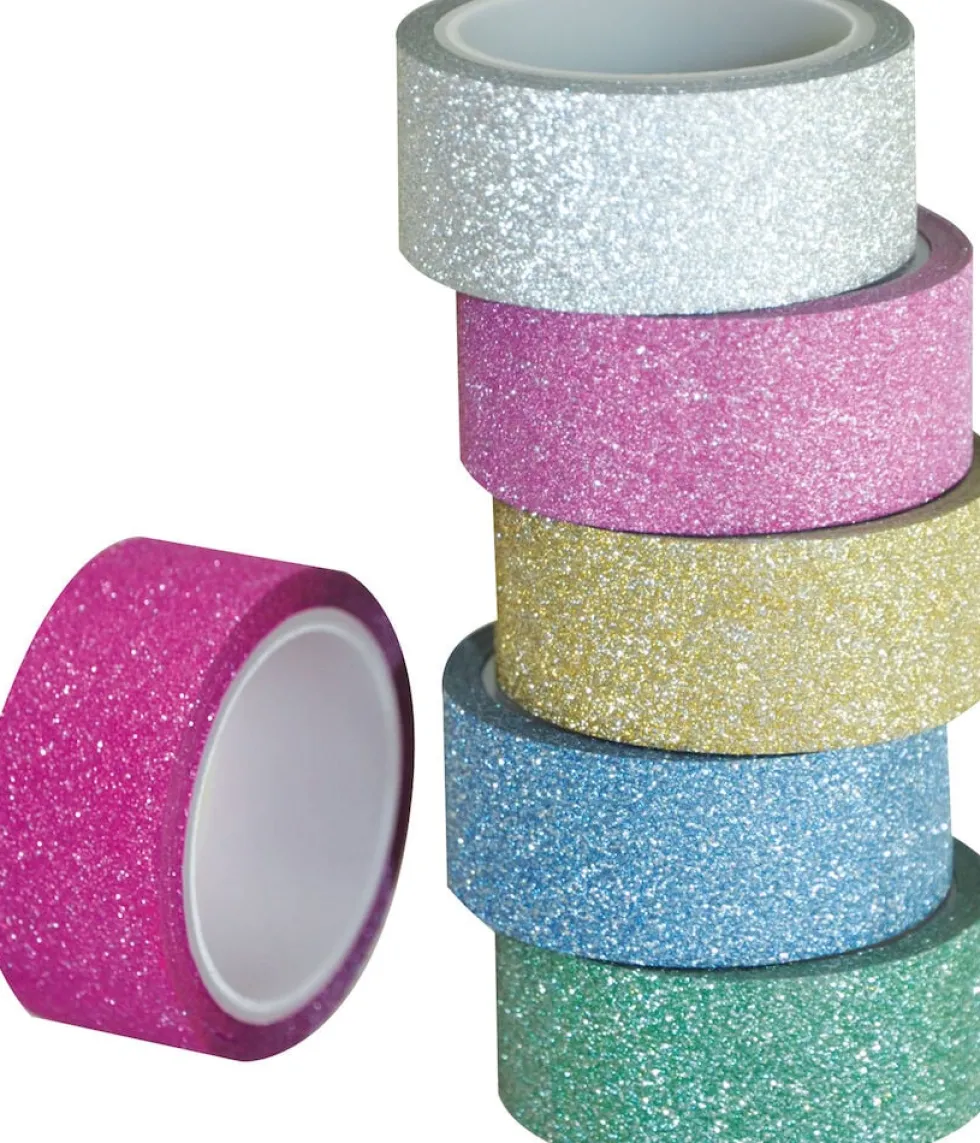 Washitape glitter 6/fp