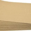 Wellpapp 50 x 70 cm Natur 10 ark/fp