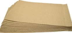 Wellpapp 50 x 70 cm Natur 10 ark/fp