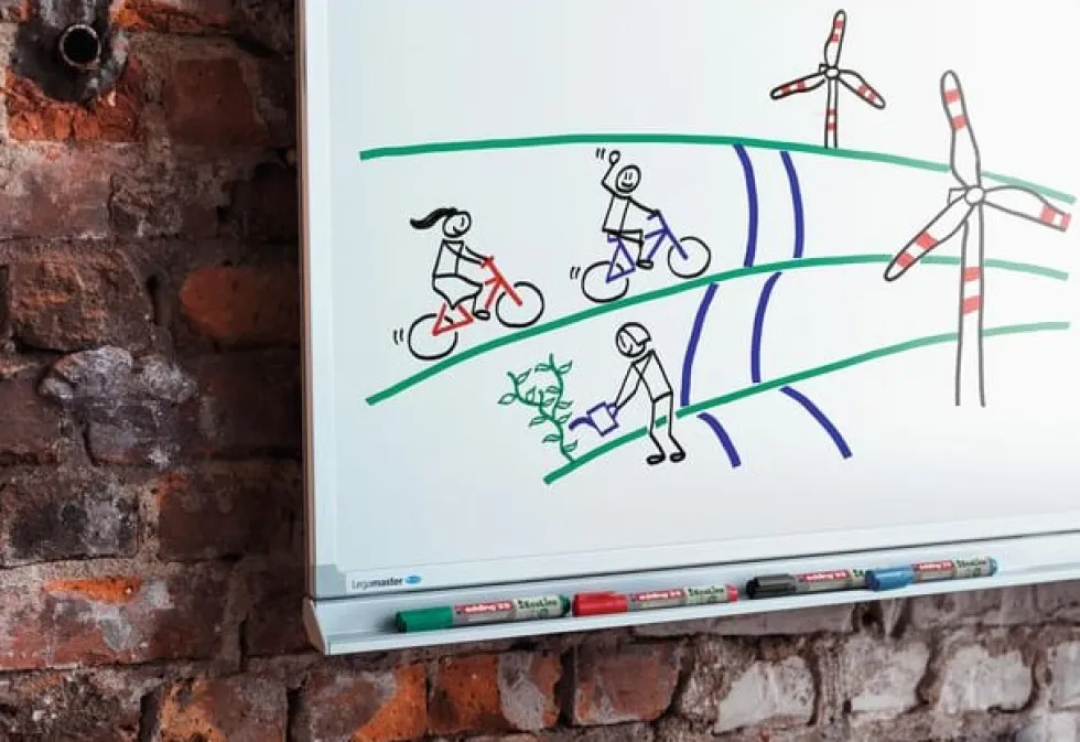 Whiteboardpenna EDDING Eco 29 röd