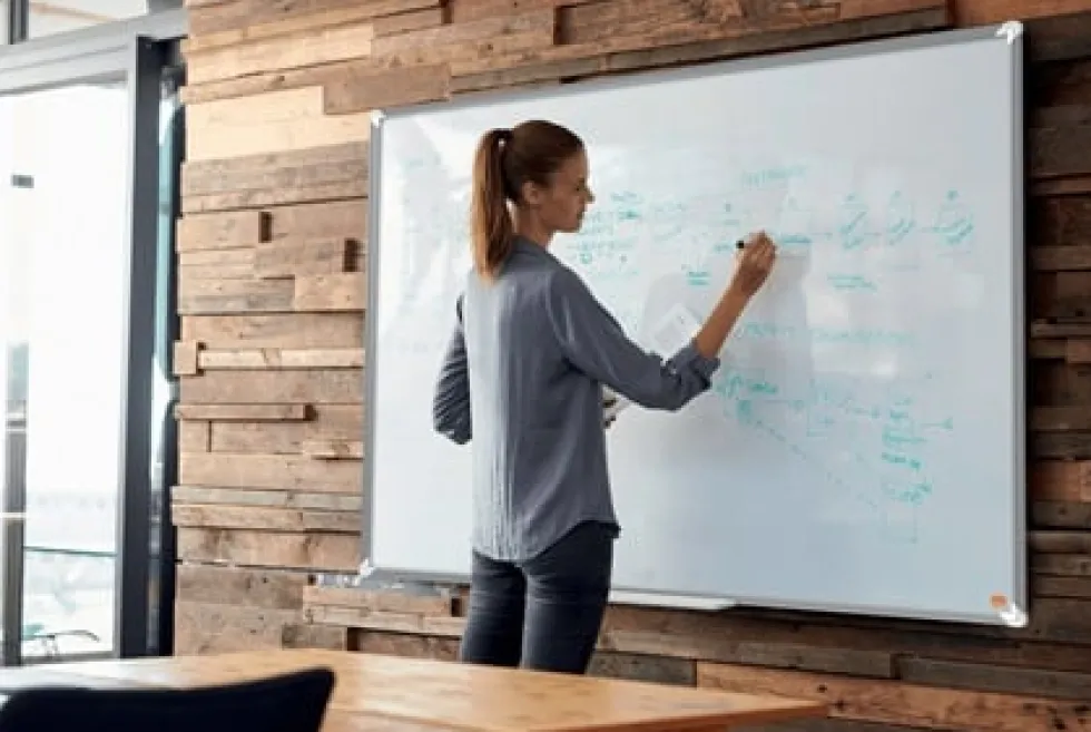 Whiteboard Premium Plus Stål 150x120cm