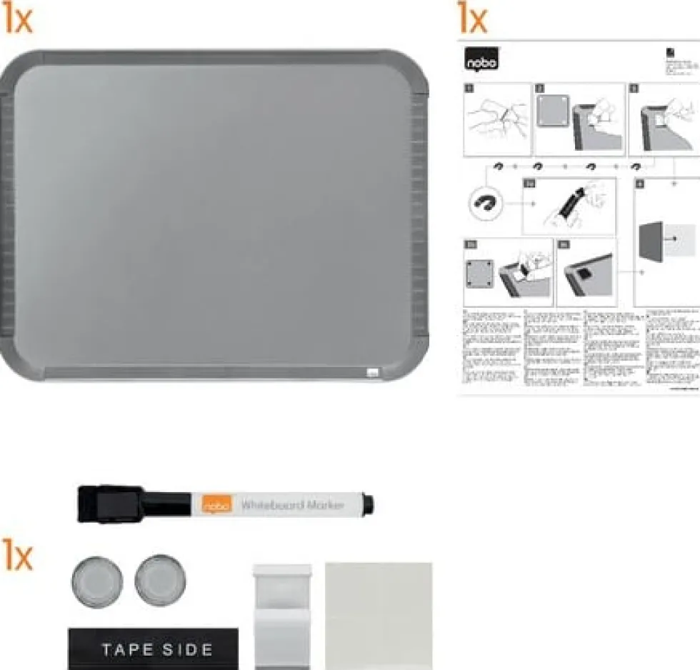 Whiteboardtavla NOBO slimline 28x22cm