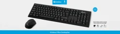 Wireless Office Desktop Set, Black (Nordic)