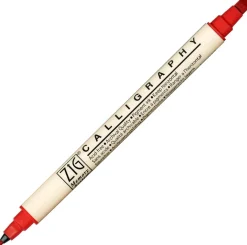 ZIG MS Calligraphy 2/5mm röd